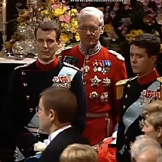 Wedding of Prince Joachim and Countess Alexandra of Denmark in 1995