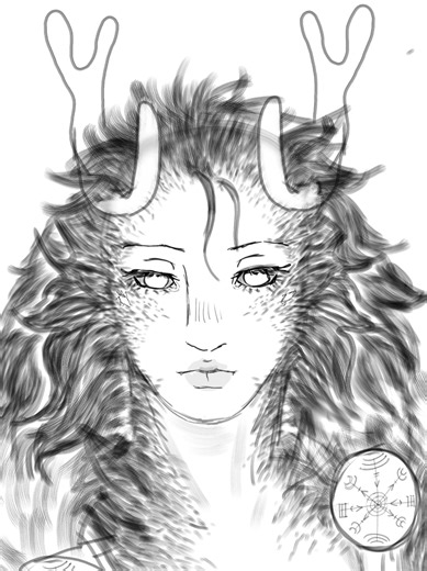 apperently someone cant handle a bit of cheeks so i here we are. this is more of a symbolic piece, she normally tranforms in a different way.. shame i had to cover up her tattoo. #artok #fyp #oc #ilovemyocs