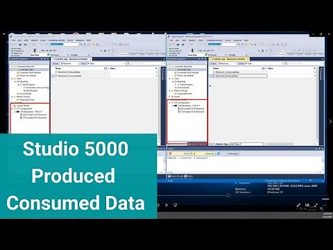 Setup Studio 5000 Produced Consumed Data | PLC Processor Communication