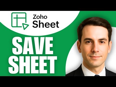 How To Save Zoho Sheet