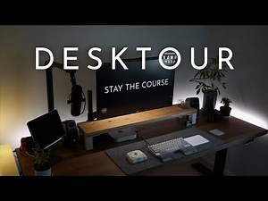 [Desk Tour] Minimalist Desk, Work from Home Setup, Ultimate Wiring Organization, Complete Edition...