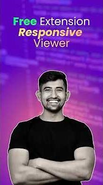 Free Browser Extension for Web Development Beginners | Responsive Viewer