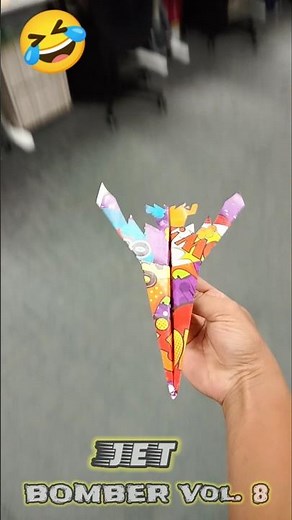 Advanced origami jet plane // jet bomber vol. 8
