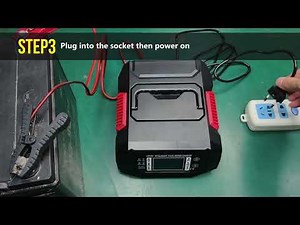 NEXPEAK NC320 Battery Charger, adjustable current from 1-20 Amps charger, LIFEPO4 and lead acid