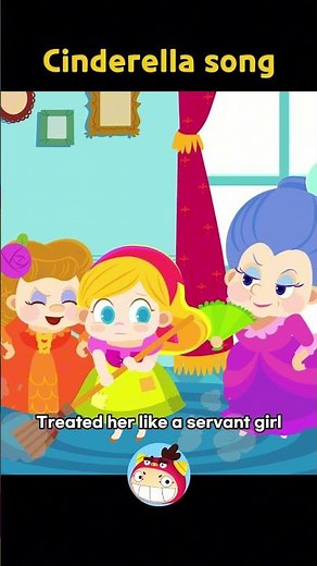 Cinderella song 1 | Tale songs | Nursery Rhymes | REDMON #forkids #shorts