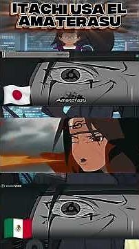 "Así suena el Amaterasu de Itachi en japonés, español y latino 💥"