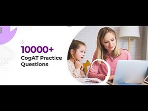 Gifted - CogAT Test Prep for Kindergarten to Grade 5 | Cognitive Abilities Test Preparation