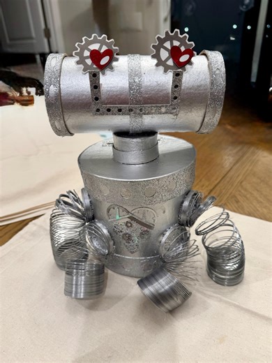 Valentine’s Day Robot Card Exchange Box, Mailbox. Handmade Steam Punk, Love, Robot Classroom Decor - Etsy