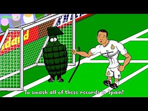💪🏼RONALDO FIVE GOALS💪🏼Real Madrid vs Granada 9-1 Cartoon Charlie Adam Goal vs Chelsea