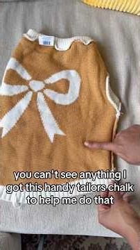 DIY Puppy Sweater Hack #puppy #sewingtutorial #doggielife #tailoring