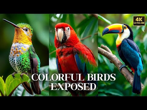 Nature’s Secret Art 4K Documentary | The World’s Most Colorful Birds
