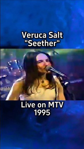 Veruca Salt - "Seether" live on MTV (1995) #verucasalt #90salternative #90srock #grunge #90s