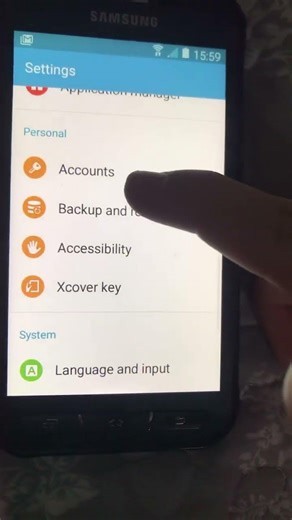 Samsung Galaxy XCover 3 Factory Reset