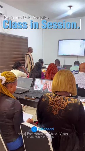 Skillahead Academy on Instagram: "Weekend Classes Are in Session at SkillAhead Academy! Busy during the week? No problem. Join our Saturday and Sunday Data Analytics & Data Science classes and start building in-demand tech skills at your own pace. At SkillAhead Academy, we train you with real-life projects using tools like Excel, SQL, Tableau, and Power BI to help you become job-ready. Classes hold every Saturday & Sunday 📍 Lagos | Port Harcourt | Abuja | Virtual (Online) Join us today and star