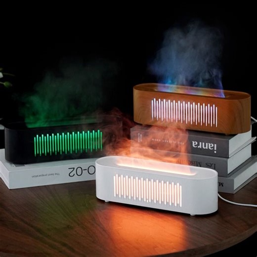 ANSINE With Colorful Night Lights Essential Oil Aroma Diffuser Realistic Fire Timed Shutdown Flame Air Humidifier Aromatherapy Diffuser Water Shortage Power-off Protection Ultrasonic Cold Mist Sprayer | Lazada PH