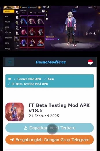 FF Beta Testing APK 18.6 Free Mod Latest Version 2026
