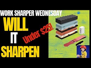 Testing the cheapest sharpening stones on Amazon!