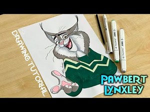 How to draw Zootopia 2 characters Pawbert Lynxley