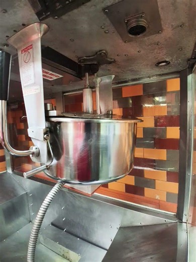 During the 2025 off-season. It took me four eight-hour shifts to clean this popcorn machine! 🍿