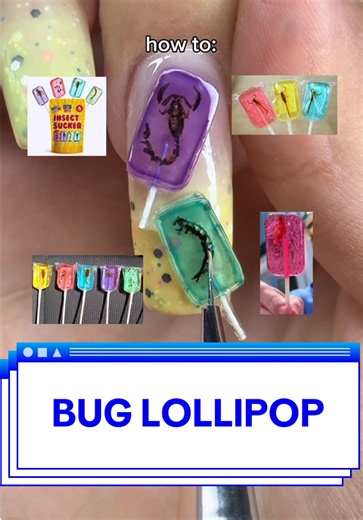 bout to drive to cracker barrel just to get me one of these 🤌🪳 #nailtutorial #3dnailart
