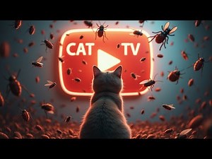 Cat Game for Cats 🐞 Bug Chase Game | Perfect Interactive Video for Cats!