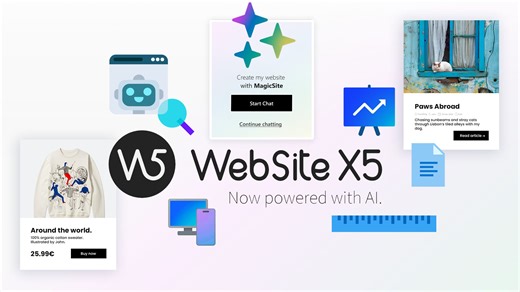 WebSite X5 - Now Powered with AI