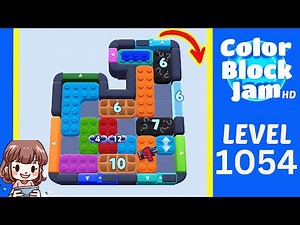 Color Block Jam Level 1054 Solution Walkthrough
