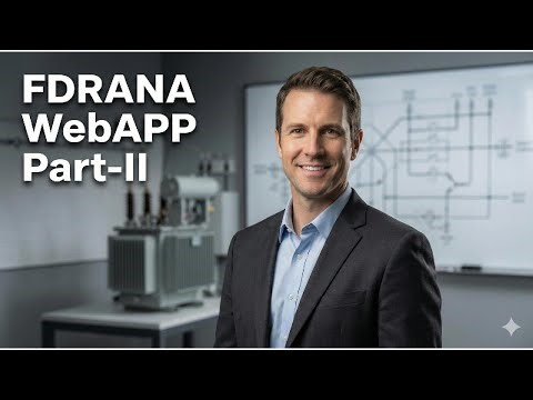 11kV Distribution Feeder Analysis – Part II | Excel to Auto SLD & Load Flow (FDRANA WebApp)