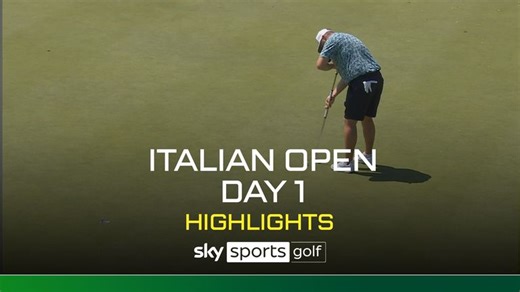 Italian Open: England's Dan Bradbury sets Argentario Golf Club course record to lead after round one