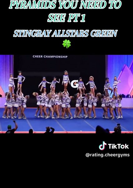 PYRAMIDS YOU NEED TO SEE PT1! video idea by @all star cheer!⚡️ video by @Andy Simon on youtube! #stingrayallstars #stingrayallstarsgreen #cheerleader #cheerleading #stingrayallstarscheer #stingrayallstarsmarietta #allstarcheer #cheer #level6cheerleading #d1summit #summitchamps