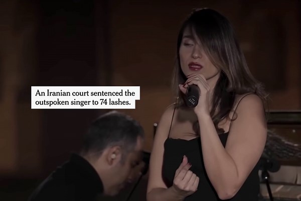 Iranian Singer Sentenced to 74 Lashes for Performing Without Hijab
