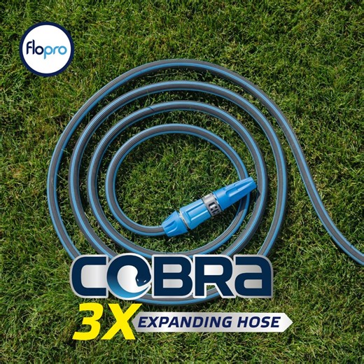 Introducing....The Flopro Cobra Expanding Hose🐍 Our strongest hose pipe yet, will solve all of your watering problems!💪 The Cobra is 20x stronger* and 50% lighter than traditional hose pipes and never kinks...making watering a breeze!🤩 AND with a 10 year guarantee, the list of benefits goes on!👀 👉 Find your local stockist now: https://www.gardenhealth.com/flopro-cobra-expanding-hose *Compared to fabric Home Vibe Expanding Hose #March #gardening #garden #springgardening #gardenjobs #watering