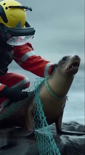 Sea Lion Rescue Mission Caught on Camera