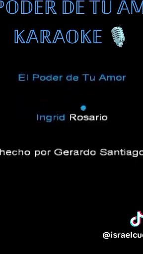 El Poder de Tu Amor: Karaoke Experience