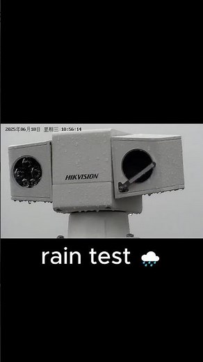 Hikvision Outdoor Camera Rain Test | Real Waterproof Performance Demo#hikvision #ptz #cameratest