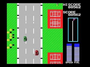 MSX Longplay [091] Road Fighter