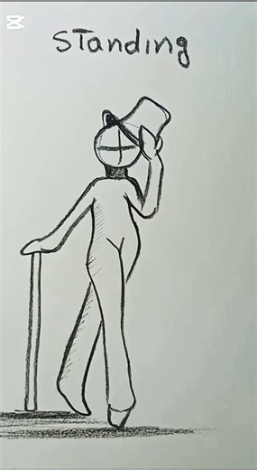 How To Draw Male Body (sitting, standing pose) #drawing #trending #drawing #art #viral #sketch
