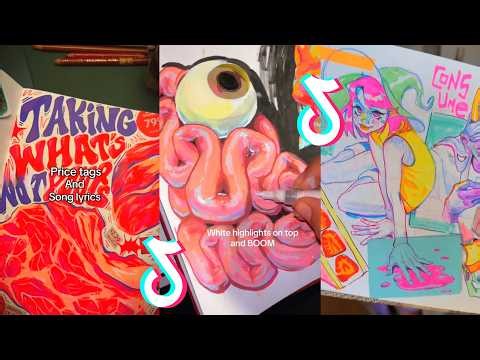 ART SKETCHBOOK 📖 TIKTOK compilation #149