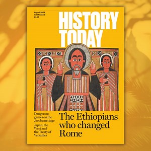 Just a friendly reminder for the weekend that the August issue of History Today is in UK stores now! Inside: Ethiopian monks, Japan at Versailles, Jacobean theatre, Afghan frauds, Lit & Phils, and more. Find out what else is inside and where else to get it at https://www.historytoday.com/magazine | History Today