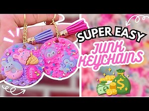 Turn Your Crafts into CASH! | EASY DIY Kawaii Junk Acrylic Keychains Tutorial