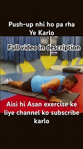 “Struggling with Push-Ups? 😓 Try THIS Semi Push-Up Variation! 💪 #mobility #strenghth #viralvideo