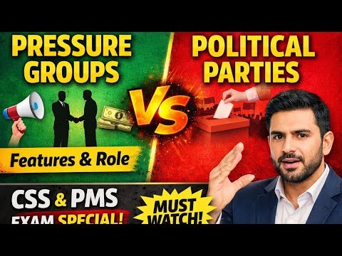 CSS | Political Science | Pressure Groups Explained | Pressure Groups vs Political Parties