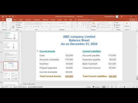 Accounts And Finance Class - Batch # 3 - Lecture # 12