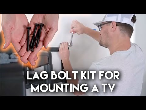 The Ultimate Lag Bolt Kit for Secure TV Mounting