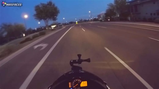 Getting Mother's Day cards on our motorcycles