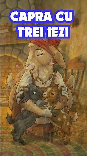 Capra cu Trei Iezi 🌟 | Cântecel Educativ 🎵