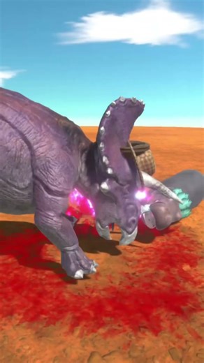 Triceratops vs Hippopotamus | Epic CGI Battle | ARBS - Animal Revolt Battle Simulator