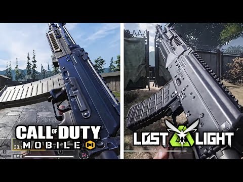 COD Mobile And Lost Light Graphics Animations Comparison..