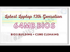 Bios build Mod Made Easy ,Any Laptop , Any Size , Any Generation , Clean Me Easy Trick step by step