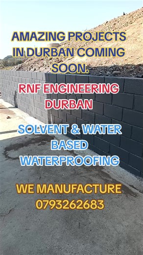 Waterproofing Solutions: Liquid Rubber, Primers, Coatings | RNF Engineering Durban